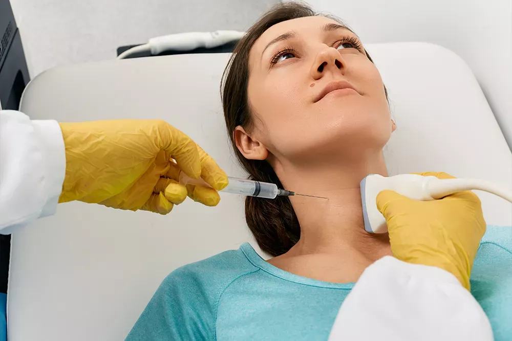 Cytoponction thyro&iuml;dienne